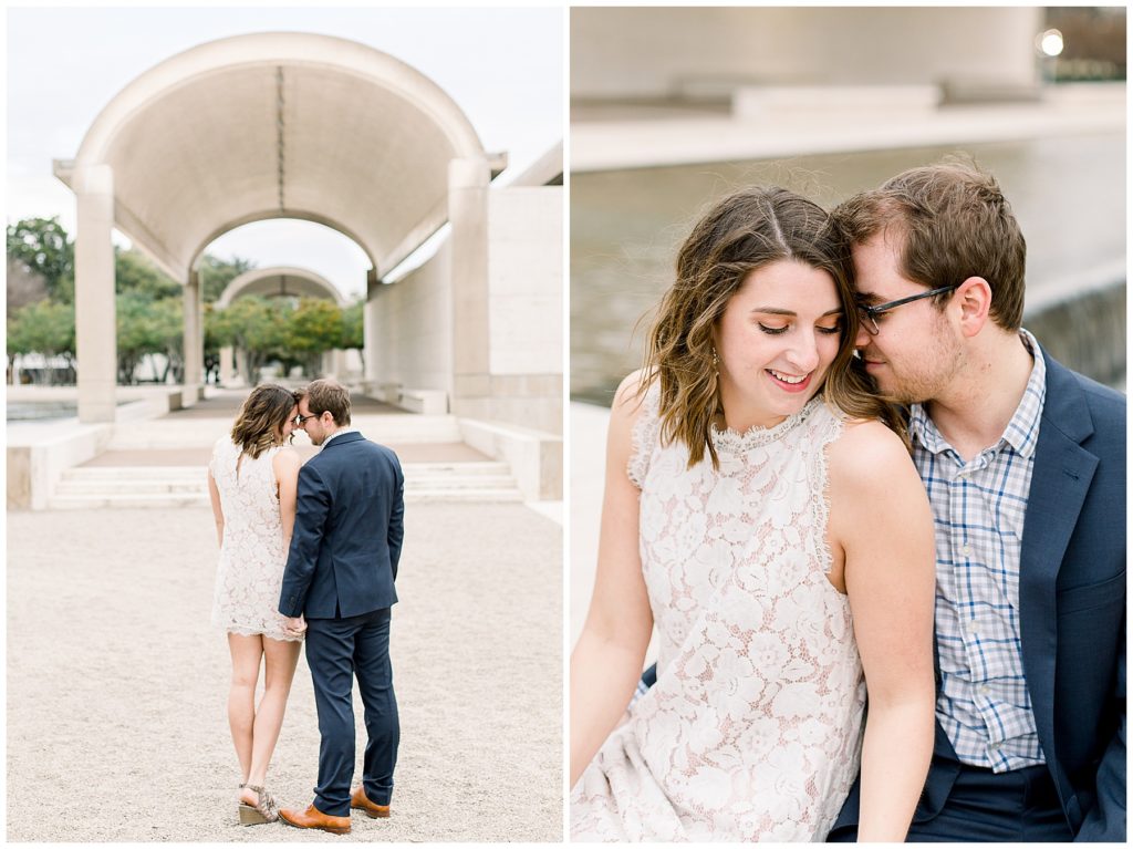 Downtown fort worth engagement session